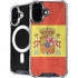 Spain Flag Distressed iPhone 16 MagSafe Case